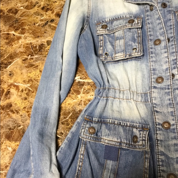 GUESS Jean jacket with waist adjustment - Picture 4 of 8